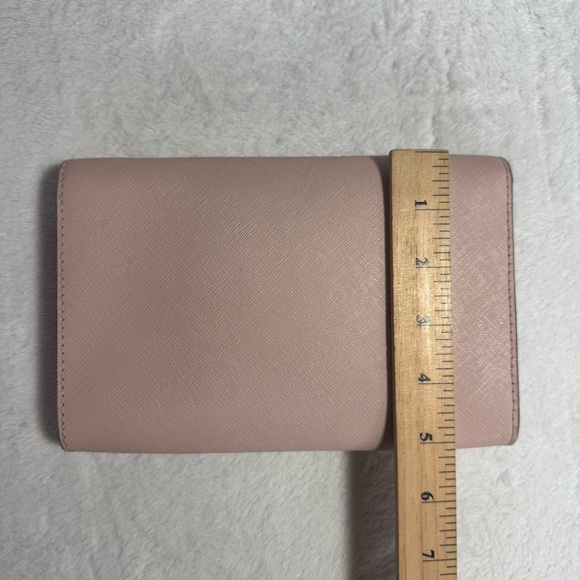 Michael Kors Blush Pink Crossbody Clutch Bag Purse - Picture 10 of 11